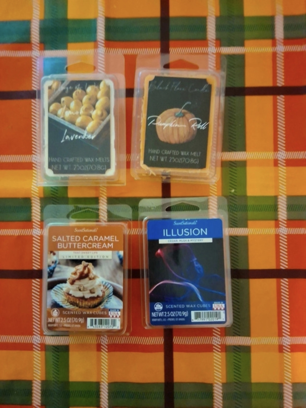 Scentsational Wax Melts Lavender Salted Caramel Illusion NWT
